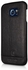 Pierre Cardin Premium Genuine Leather Back Cover For Samsung Galaxy S7 Edge black