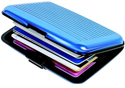 one year warranty_Aluma Credit Card Wallet Holders - Blue Color12582