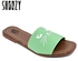 Shoozy Flat Slippers - Green