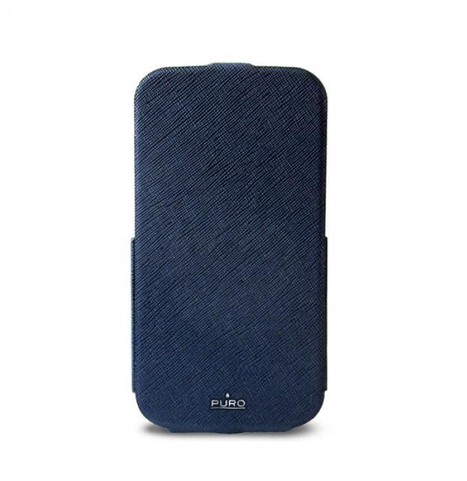 Puro SGS4FLIPBLUE Samsung Galaxy S4 Flipper case (BLUE)