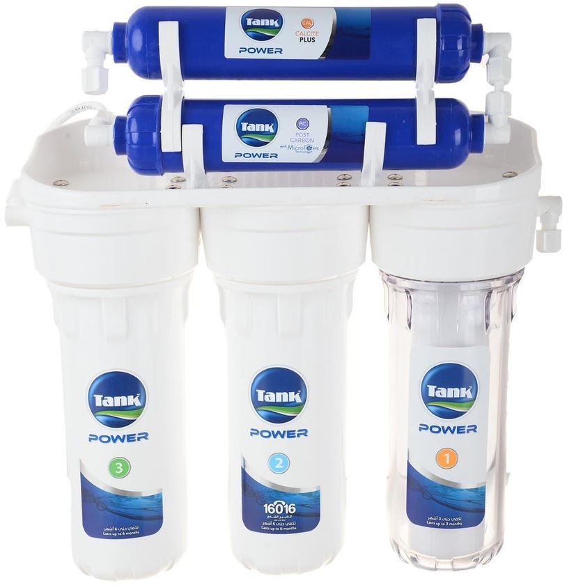 Get Tank Power Water Plus Filter, 5 Stages - White with best offers | Raneen.com