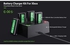 مجموعة بطاريات وحدة تحكم 4 قطع متوافقة مع Xbox One/ Xbox Series X|S 4×1400mAh قابلة لاعادة الشحن مع قاعدة شحن LED وكيبل USB C، مجموعة شاحن لجميع وحدات التحكم Xbox