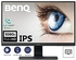 BenQ 22.5Inch 16:10 WUXGA Eye Care IPS LED Monitor GW2381, 1920x1200, High Contrast, Brightness Intelligence, Anti glare, Flicker free, Slim Bezel, Cable Management System, HDMI, Black