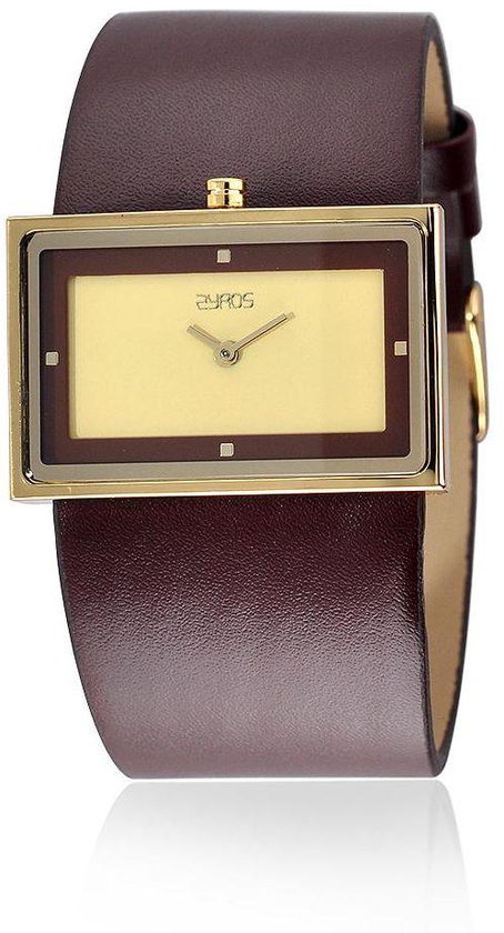 Watch for Women by ZYROS, Leather, Analog, 15L119F010733