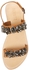 Schutz - Mulada Embellished Leather Flat Sandal