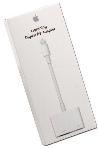 Lightning digital av HDMI adapter cable apple ipad air mini iphone 5c 5s ipod