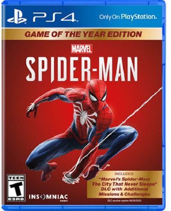 Insomniac Spider Man - Game Of The Year Edition - Arabic - For PS4
