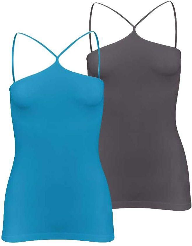 Silvy Set of 2 Camisoles for Women - Multi Color, Medium