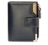 Baellerry Leather Multifunction Men Wallets Zipper Purse Casual Short Wallet