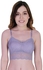 GLAMROOT Women's Padded Floral Lace Bralette Bra Crop Top, Free Size, B-Cup