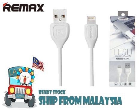 Remax Lesu USB Data Cable Lightning for Apple (Blue - White)