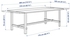 Extendable table, white