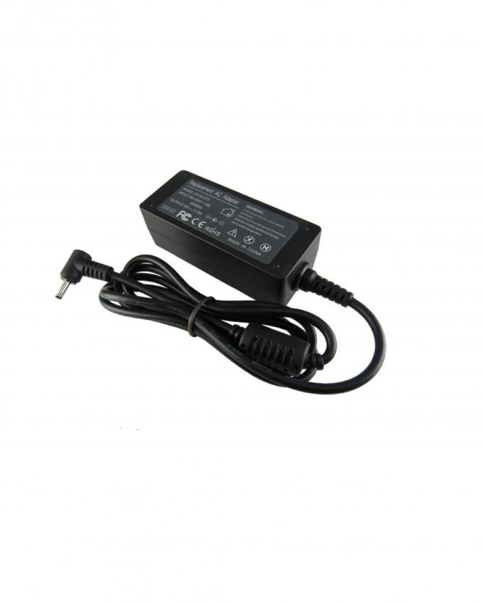 Laptop Charger - 19V/2.1A 40W - Small pin - Black