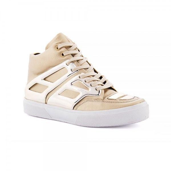 Zeribo Fashion Sneakers Casual Shoe For Women - 36 EU , Beige