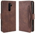 For Xiaomi mi Note8 Pro Mobile Case Multi Card Slot Wallet Leather Cover Brown
