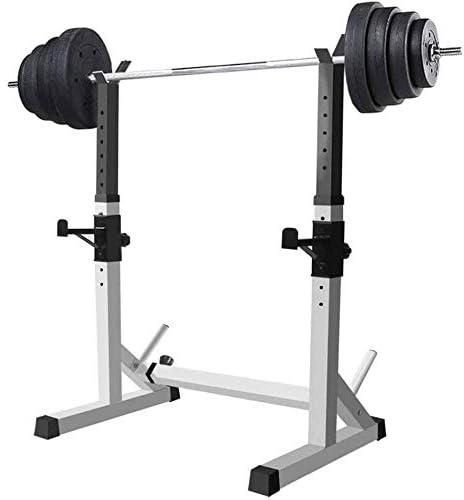 Multi-Function Barbell Rack, 250kg Capacity Dip Stand Home Gym Fitness Adjustable Squat Rack for Weight Lifting, Bench Press, Squat, Dipping Station Home Gym