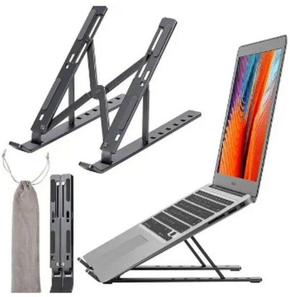 Aluminum Alloy Laptop Stand 6-level Adjustable Portable