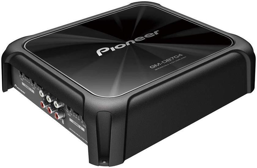 Pioneer GM-D8704 Class-FD 4-Channel Bridgeable Amplifier 1200W with Bass Boost Remote