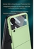SHIEID Samsung Z Flip 4 Case, Ultra-Thin Galaxy Z Flip 4 Case Built-in Camera Screen Protector Phone Case for Samsung Galaxy Z Flip 4 5G, Cool Black