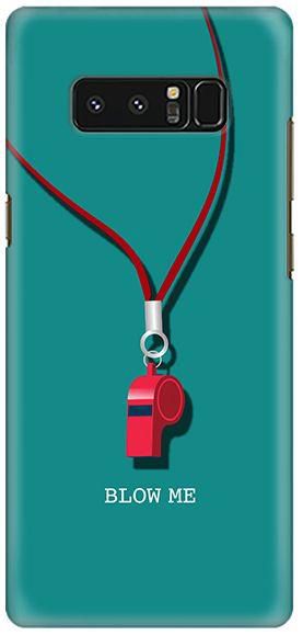 Stylizedd Samsung Note 8 Slim Snap Case Cover Matte Finish - Blow Me
