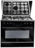 Unionaire Icook Control Gas Cooker, 5 Burners, Stainless Steel and Black - C69SS-GC-511-ICS2F-IS-2W-AL