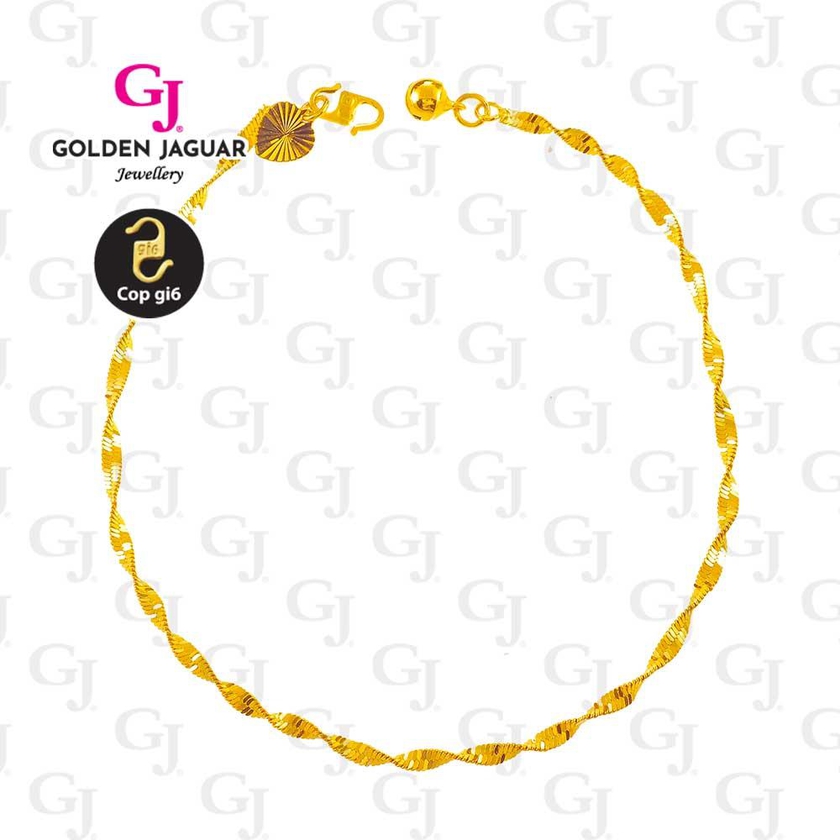 GJ Jewellery Emas Korea Anklet - Gila-Gila SS 3360205