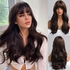 Brown Wig For Women Long Curly Wig For Women