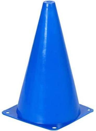 T Sports Plastic Sport Training Cone, 25cm - Blue