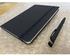 Notebook A5 - Cream. Paper - Soft Leather - Black Cover + 1 Touch Pen