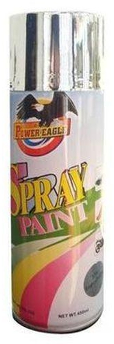 Power Eagle Spray Paint (Bright Chrome Silver) - 450ml