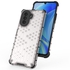 Huawei Nova Y70 Plus 4G Cover , Shockproof, Durable And Anti-Slip Honeycomb Protective Pattern Cover - Black Edges Transparent Back