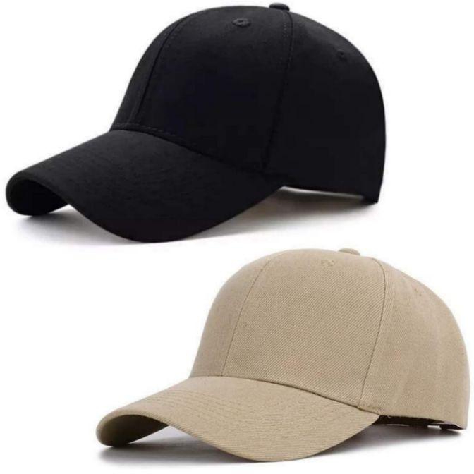 Two Baseball And Snapback Sport Caps For Unisex