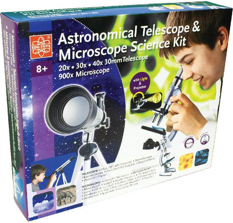اديو تويز مجهر + تليسكوب Microscope: ‎900‎X;Telescope Lenses: ‎20‎X‎/‎30‎X/40‎X