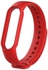 Replacement Silicone Strap For Xiaomi Mi Band 3/4/5/6 Red