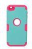 Coverking for iPod Touch 6 Heavy Duty Defender Hybrid Rugged Silicone Hard Protective Case Green Pink