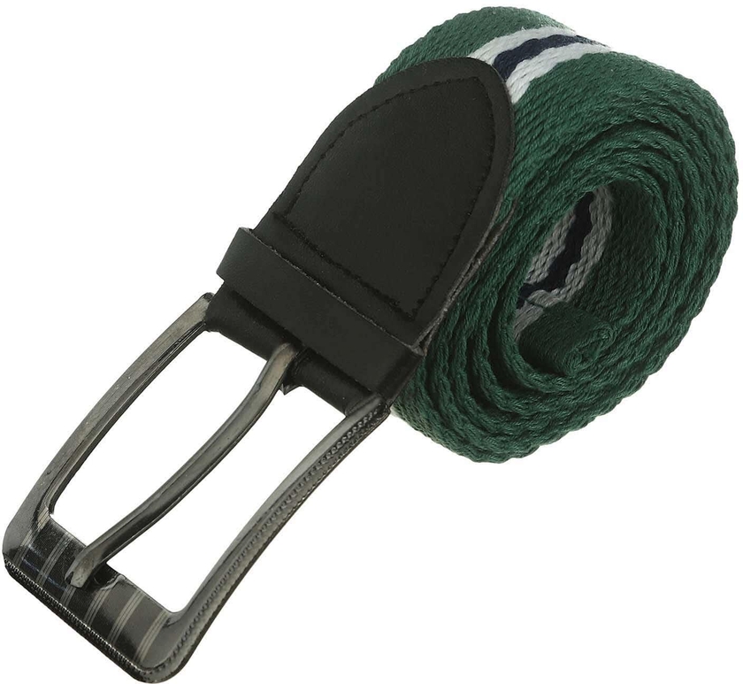 Get Fabric Belt For Men, 107×3.5 cm - Green with best offers | Raneen.com