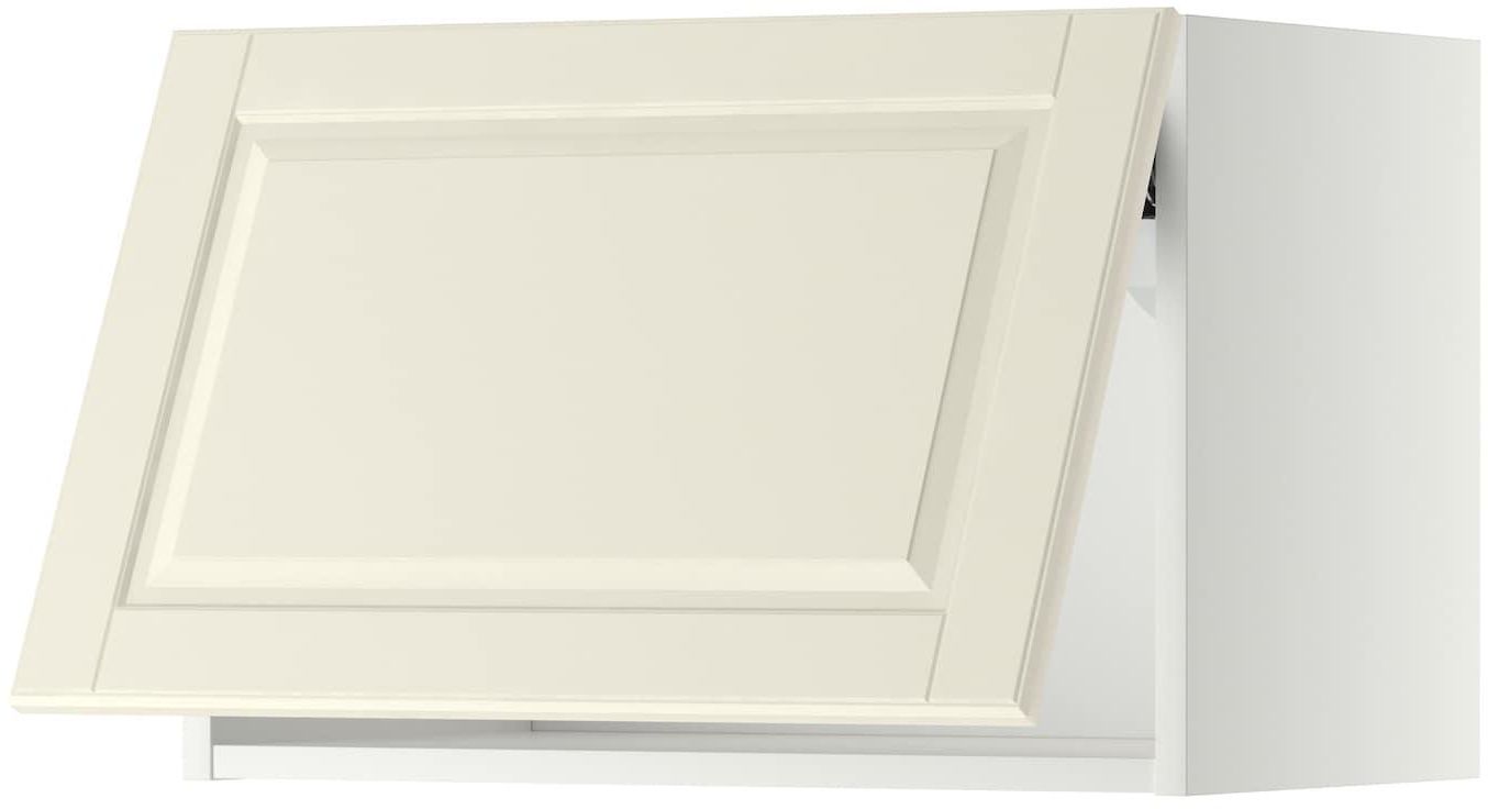 METOD خزانة حائط أفقية مع فتح بالضغط - أبيض/Bodbyn أبيض-عاجي ‎60x40 سم‏