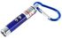 3in1 LED Laser Pen Pointer Flashlight Torch Beam Light Keychain- Blue