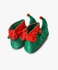 Green and Red Elf 3D Slippers