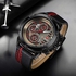 Anself NAVIFORCE Fashion Casual Quartz Watch 3ATM Water-resistant Men Watches Luminous Genuine Leather Wristwatch Male Relogio Musculino Calendar
