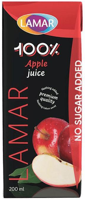 Lamar Sugar Free Apple Juice - 200ml