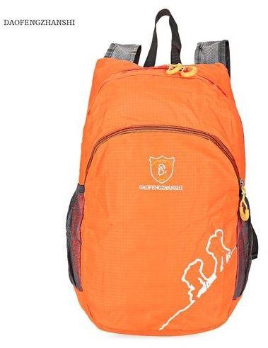 FSGS Orange DAOFENGZHANSHI Light Hiking Bag Folded Travel Backpack 140808