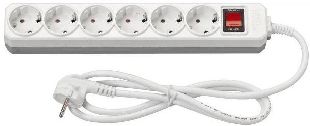 POWER STRIP EXTENSION BOARD 5 METERs CORD 6 SOCKETs with Master Illuminated Switch