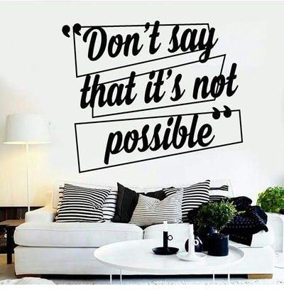 Everything is Possible Wall Sticker.JPG 2724692701813