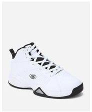 Activ Leather Basketball Sneakers - White & Black