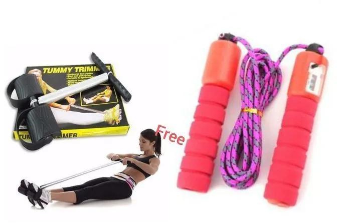 Generic Tummy Trimmer Quality Portable Trimmer+Skipping Rope