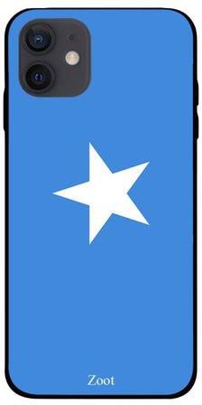 Flag Printed Case Cover -for Apple iPhone 12 Mini Blue/White Blue/White