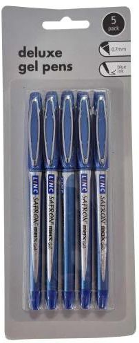 Gel Pens - 5 Pack - Blue