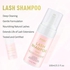 EMEDA Lash Shampoo for Lash Extensions 100ml / 3.38 fl.oz Eyelash Extension Cleanser Oil Free Foam Soap Lash Bath for Cluster Lashes Gentle Wash Oil Dustcare, Lash Cleaning Kit with Rinse Bottle Brush