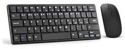 Mini Wireless Keyboard & Mouse Combo-(black)
